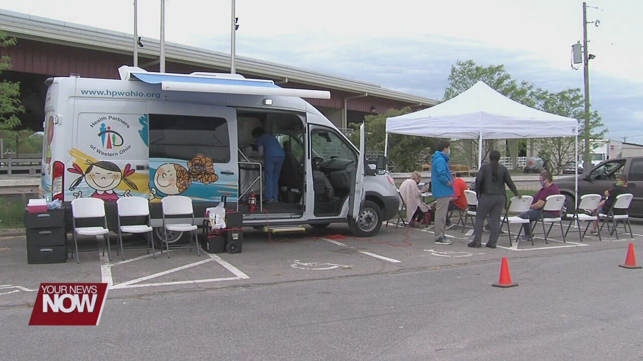 Nearly 500 families served at WOFB distribution in fairgrounds